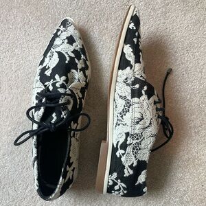 Tibi floral Oxford shoes, size 37